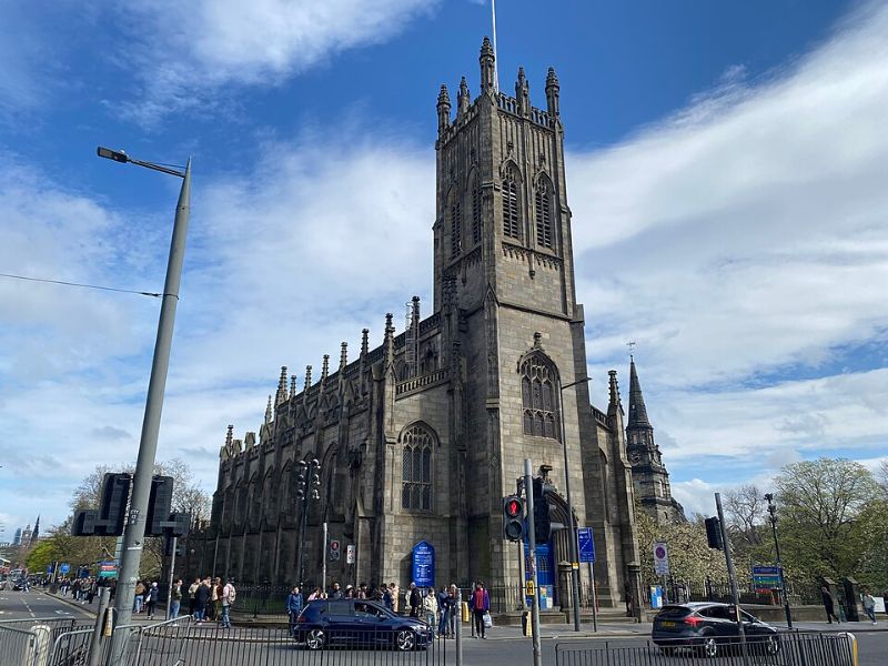St John's Church on Princes Street, where Pulse is based